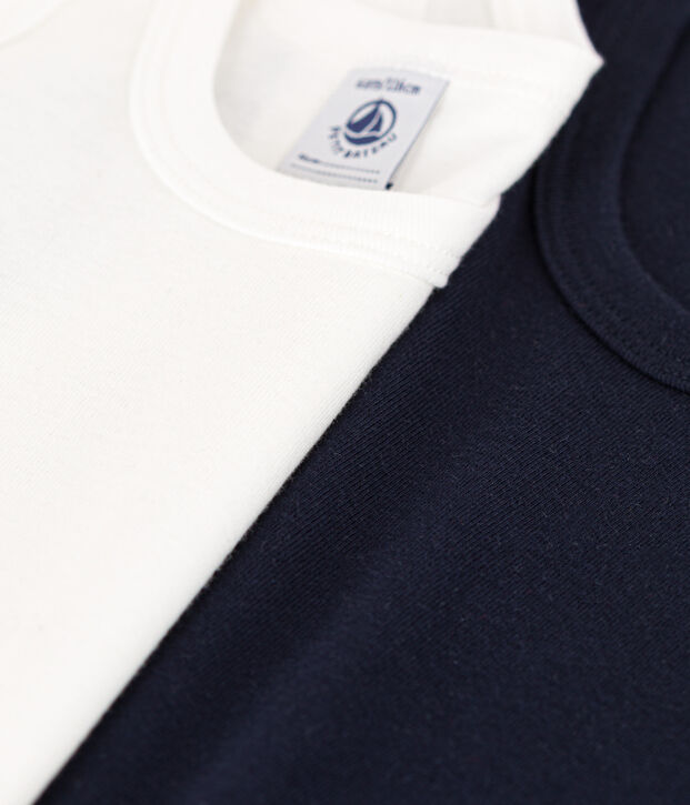 Lot de 2 d&eacute;bardeurs en coton petit gar&ccedil;on multicouleur