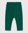 Pantalon de jogging b&eacute;b&eacute; en coton uni vert fonc&eacute;