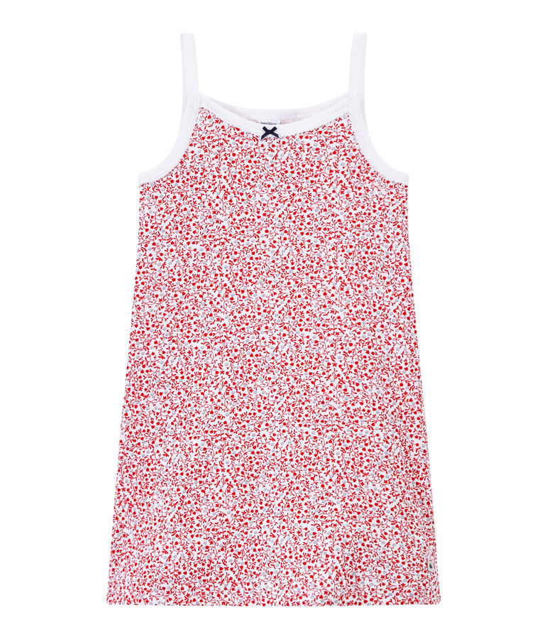 Nuisette fille imprim&eacute;e blanc/multicouleur