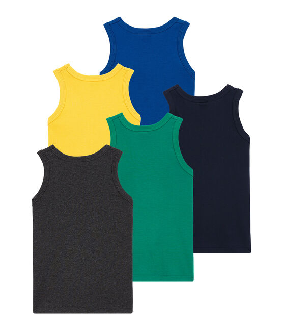 Lot de 5 débardeurs petit garçon variante 1