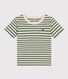 Tee-shirt rayé en jersey léger enfant garçon