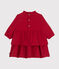 Robe manches longues bébé rouge AURORA
