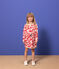 Robe manches longues molleton imprimé enfant fille rouge AVALANCHE/ ROUGE