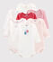 Lot surprise de 7 bodies manches longues bébé fille variante 1