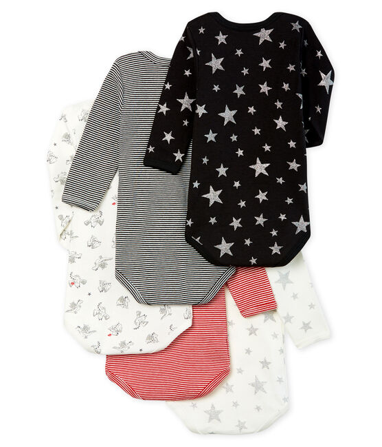 Lot de 5 bodies manches longues bébé garçon variante 1