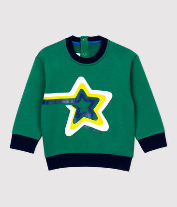 PETIT BATEAU - Sweatshirt en molleton bébé.