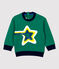 Sweatshirt en molleton bébé. vert PIVERT