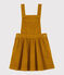Robe salopette enfant fille jaune TOPAZE