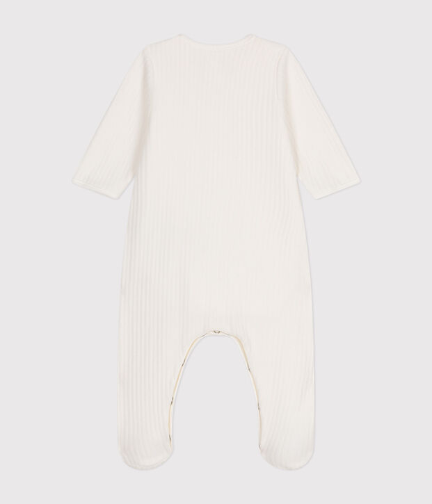 BODYJAMA MIXTE EN VELOURS blanc