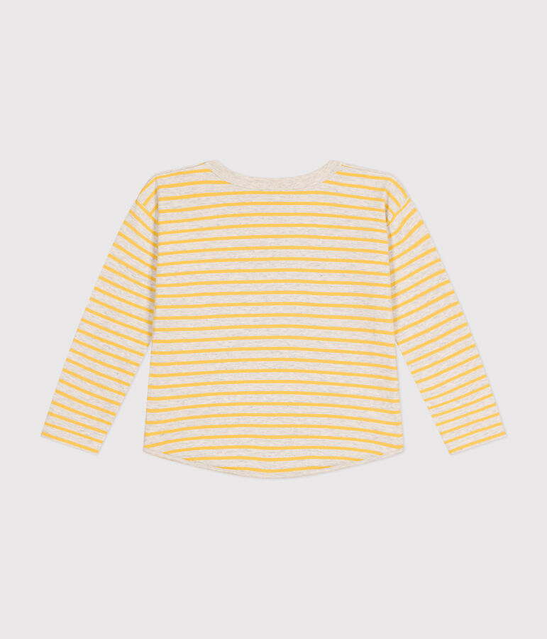 Tee-shirt manches longues en tubique enfant gar&ccedil;on MONTELIMAR/ DAISY