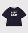 T-shirt LE BOXY en coton Femme bleu SMOKING