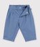 Pantalon b&eacute;b&eacute; en serge uni bleu