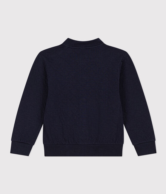 Cardigan en tubique enfant garçon bleu SMOKING