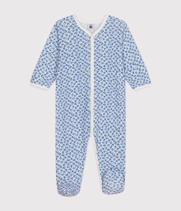 Pyjama imprimé fleurs en coton bébé
