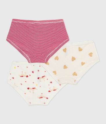Petit Bateau - Lot De 2 Culottes Fille En Coton Côte, Ultra Confortables Et Iconiques