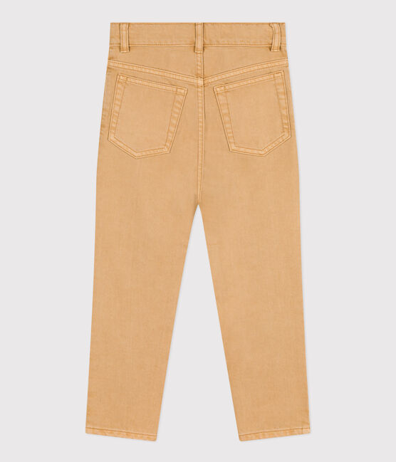 Pantalon en denim enfant garçon beige TOURONE