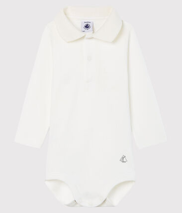 PETIT BATEAU - Body manches longues avec col polo bébé garçon