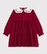 Robe enfant manches longues en flanelle imprimée