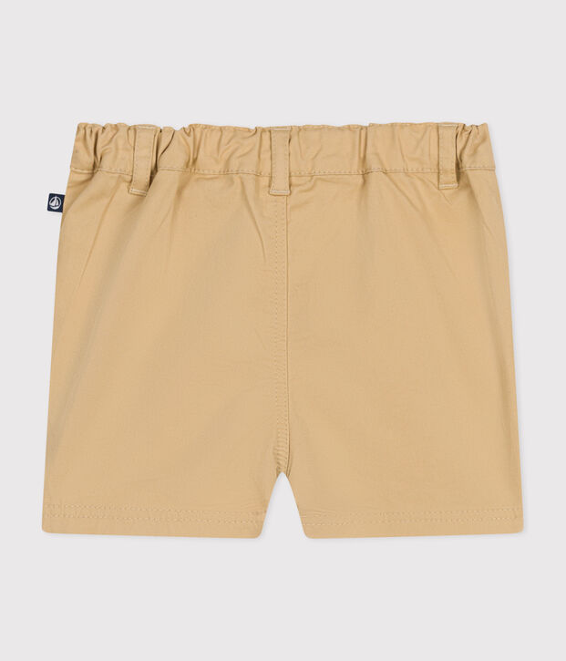 Short en serge b&eacute;b&eacute; beige