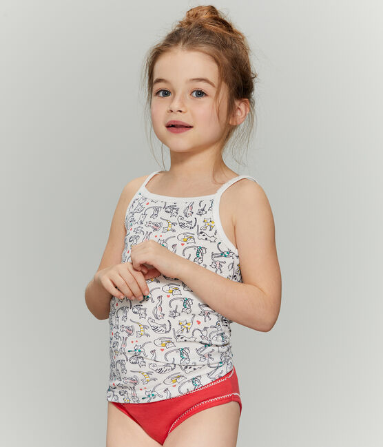 Duo de chemises à bretelles petite fille variante 1
