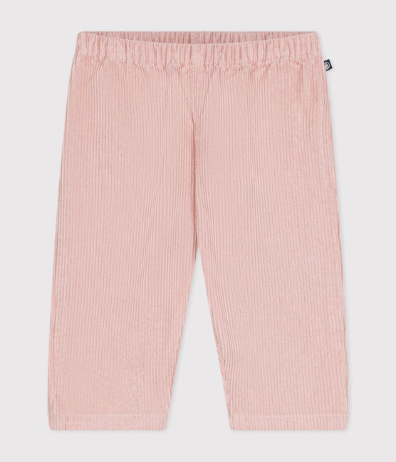 Pantalon en velours bébé rose SALINE