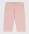 Pantalon en velours bébé rose SALINE