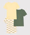 Lot de 3 tee-shirts à manches courtes en coton enfant variante 1