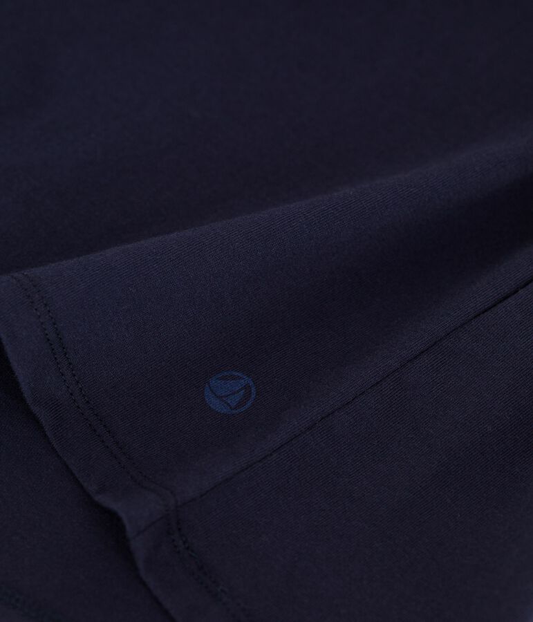 Tee-shirt Femme Le Droit en coton uni bleu SMOKING