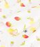 Pyjama short enfant en coton imprim&eacute; fruits blanc/multicouleur