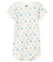 Body unitaire manches courtes à imprimé marin bébé blanc MARSHMALLOW/blanc MULTICO