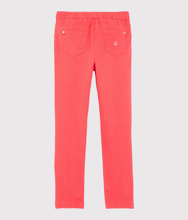 Jean slim stretch enfant fille rose