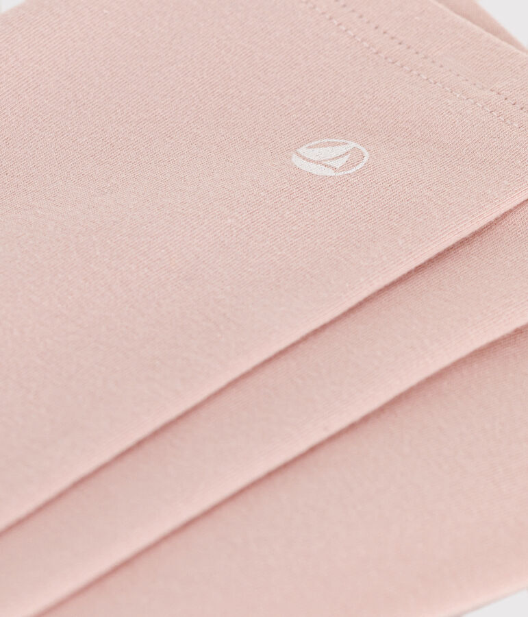 Legging en jersey &eacute;lasthanne enfant fille rose SALINE