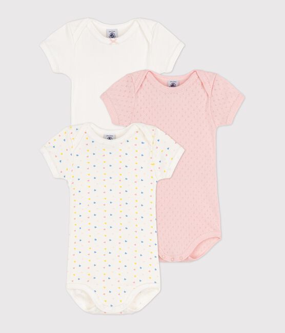 Lot de 3 bodies manches courtes en coton variante 1