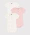 Lot de 3 bodies manches courtes en coton variante 1