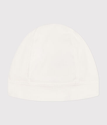 Bonnet naissance bébé mixte en coton uni (Petit Bateau) - Image 1