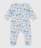 Pyjama b&eacute;b&eacute; en coton imprim&eacute; marin phosphorescent bleu/multicouleur