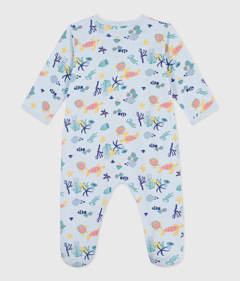 Pyjama b&eacute;b&eacute; en coton imprim&eacute; marin phosphorescent bleu/multicouleur