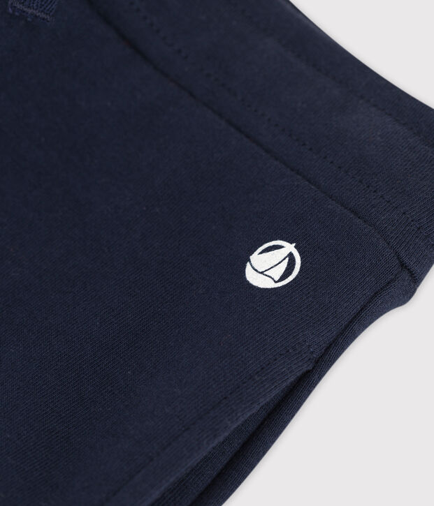 Pantalon en coton enfant fille bleu marine