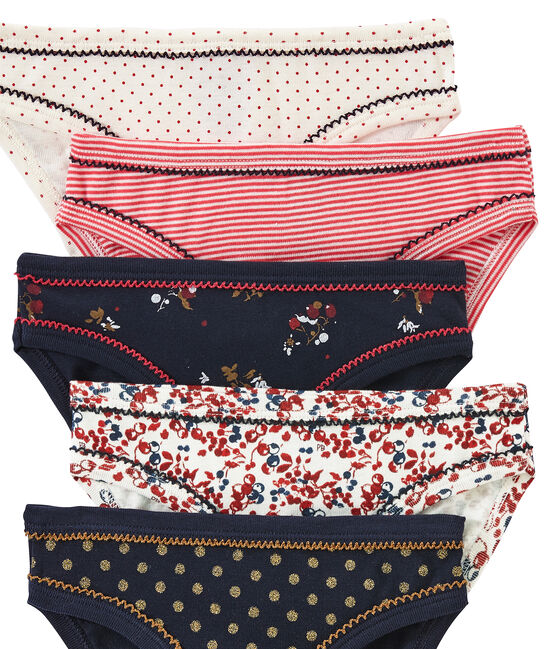 Lot de 5 culottes petite fille variante 1