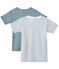 Lot de 2 t-shirts garçon manches courtes blanc LOT