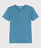 Tee-shirt L'ICONIQUE col rond en coton Femme bleu LAVIS