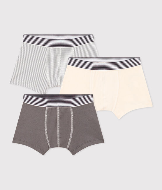 Lot de 3 boxers en coton petit garçon variante 1