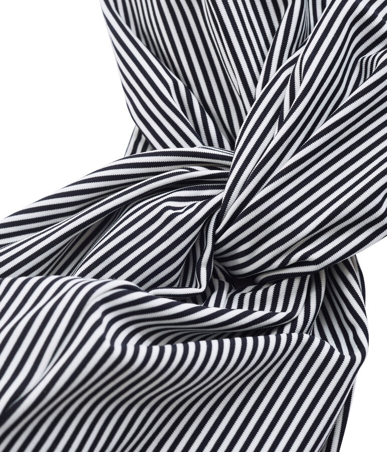 Bandeau femme bleu/blanc