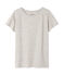 Maxi t-shirt femme en tubique extrafin chiné gris BELUGA CHINE