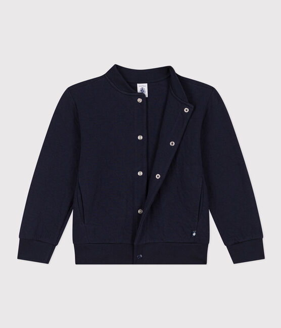 Cardigan en tubique enfant garçon bleu SMOKING