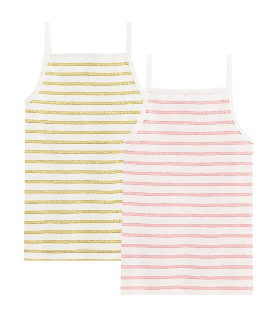 Duo de chemises à bretelles petite fille variante 1