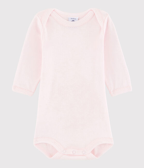 Body manches longues bébé fille rose VIENNE