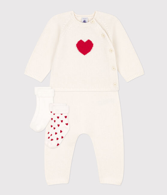 Coffret cadeau naissance en tricot variante 1