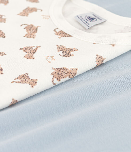 Lot de 2 tee-shirts manches courtes léopards en coton petit garçon variante 1