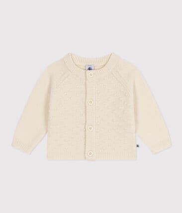 Cardigan en tricot de laine et nylon recyclé bébé